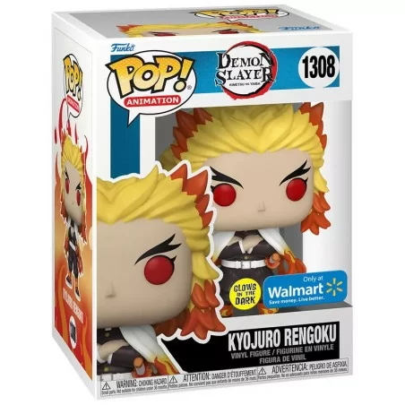 Kyojuro Rengoku GLOWS IN THE DARK - 1308 - Demon Slayer - Funko Pop! Animation