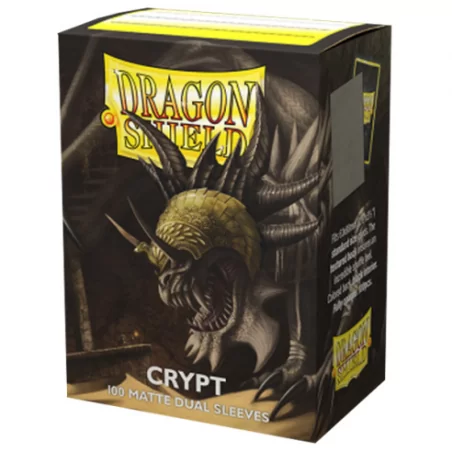 Dragon Standard Dual Matte Sleeves - Crypt (100 Bustine)