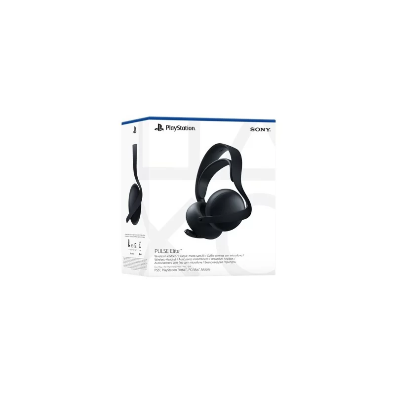 SONY PlayStation 5 Cuffie Gaming wireless PULSE Elite – Midnight Black - USCITA 20/02/25