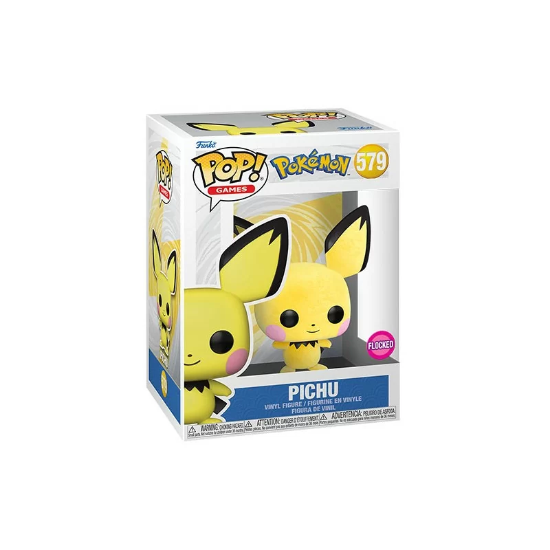 Pichu Flocked - 579 - Pokémon - Funko POP! Games