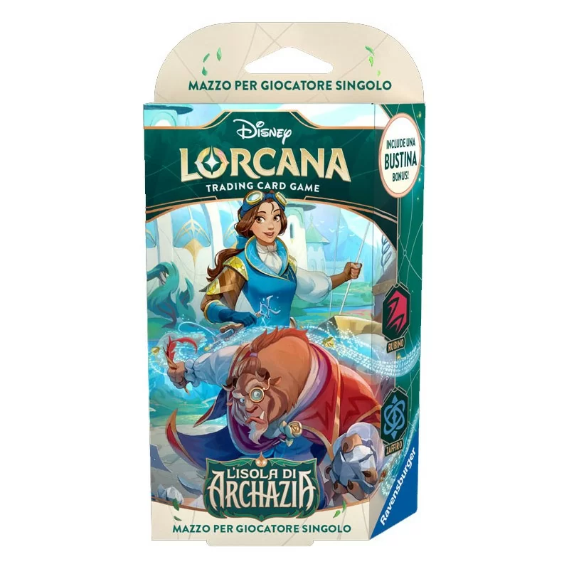 Disney Lorcana TCG - Archazia’s Island - L'Isola di Archazia - Starter Deck Rubino/Zaffiro - ENG - USCITA 21 MARZO 2025