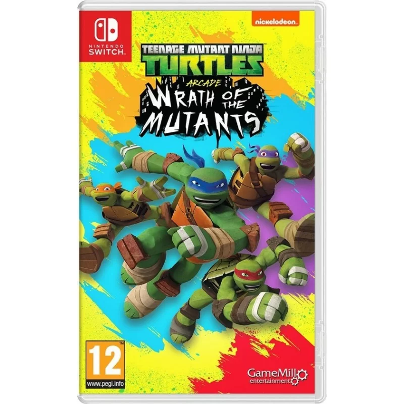 SWITCH Teenage Mutants Ninja Turtles: Wrath of the Mutants - Usato