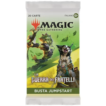 La Guerra dei Fratelli Bustina Jumpstart Play Booster 20 Carte ITA – Magic the Gathering