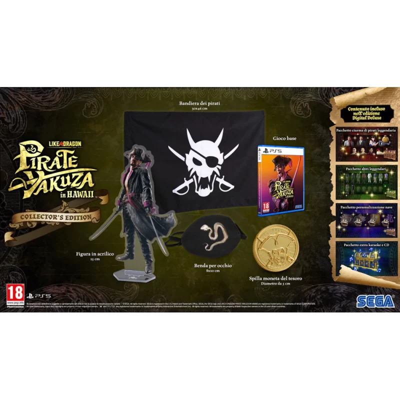 PS5 Like a Dragon: Pirate Yakuza in Hawaii COLLECTOR'S EDITION - USCITA 21/02/25