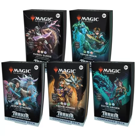 Magic: The Gathering - Tarkir: La Dracotempesta - Commander Deck Bundle - ITA - USCITA 11/04/2025