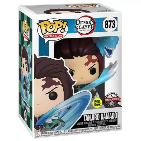 Tanijro Kamado With Dragon - 873 - EXCLUSIVE GLOWS IN THE DARK - Demon Slayer - Funko Pop! Animation