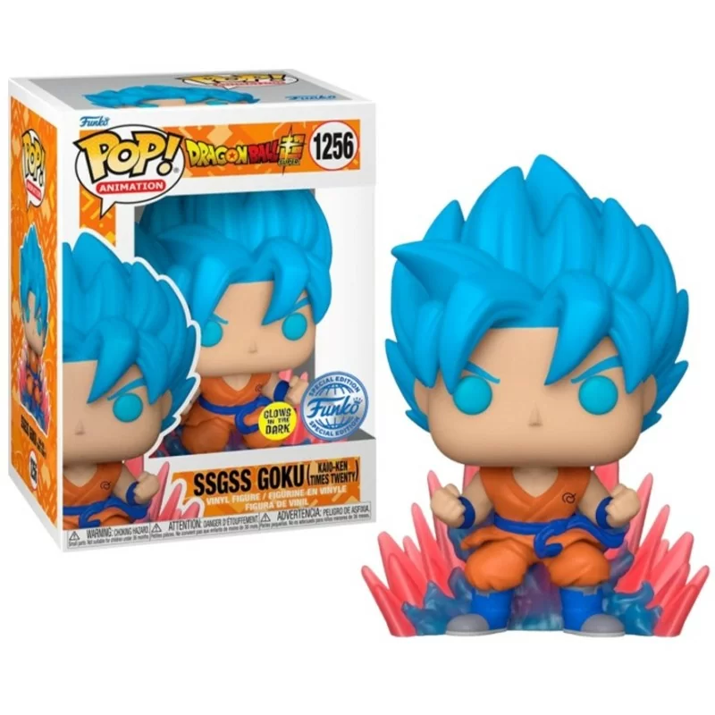 SSGSS Goku (Kaio-Ken Times Twenty) EXC - 1256 - Dragon Ball Super - Funko Pop! Animation