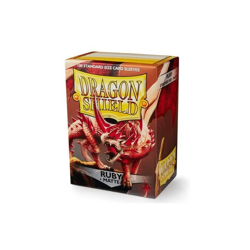 Dragon Shield Matte Sleeves - Ruby Rosso (100 Sleeves)