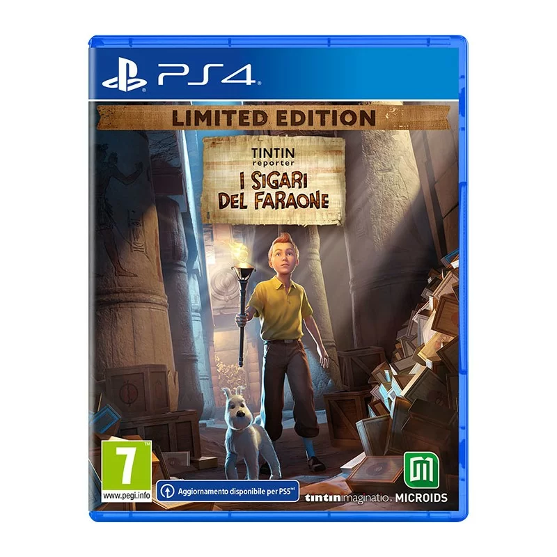 PS4 TinTin - I Sigari del Faraone - EDIZIONE LIMITATA STEELBOOK