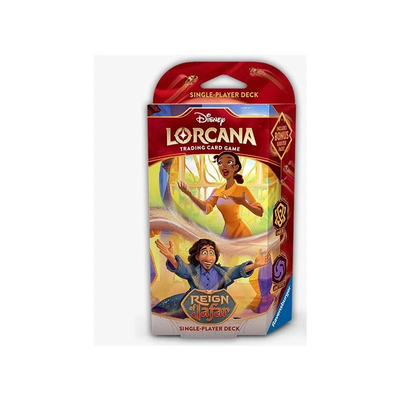 Disney Lorcana TCG - Reign of Jafar - Il Regno di Jafar - Starter Deck Ambra/Ametista - ENG - USCITA 6 GIUGNO 2025