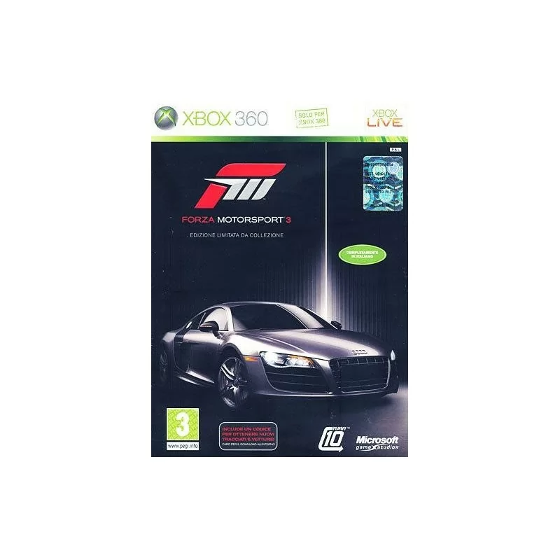 XBOX 360 Forza Motorsport 3 Edizione Limitata da Collezione - Usato