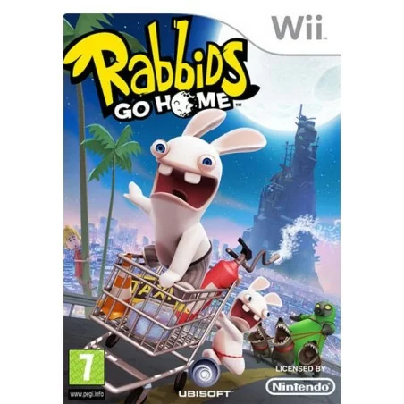 WII Rabbids Go Home - Usato