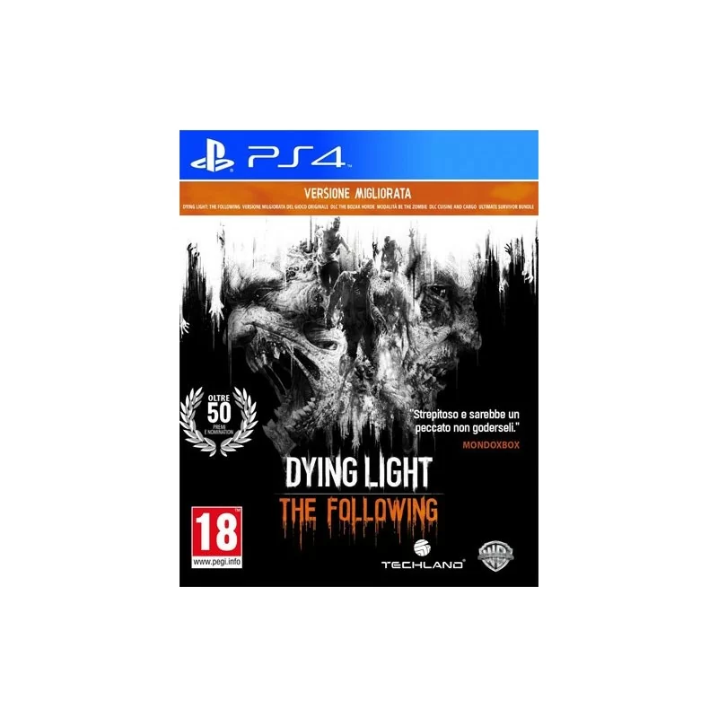 PS4 Dying Light Enhanced Edition: The Following - Usato